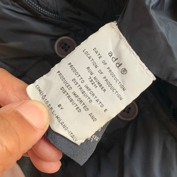 Baby Add Down snowsuit Navy Blue - Picture 3 of 4